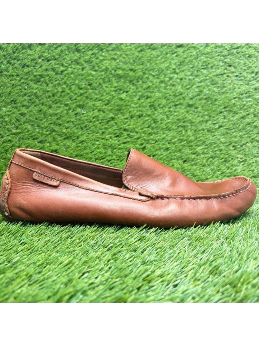 Cole Haan Grand+ Venetian Mens Size 11 Brown Casual Classic Driving Loafer Shoes